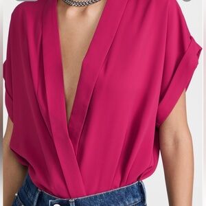 NWT Amanda Uprichard Hera Thong Bodysuit SZ S